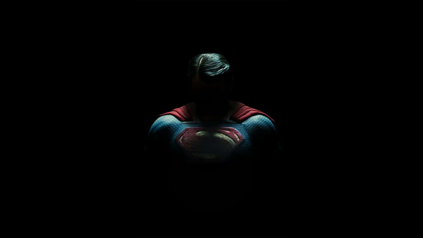 Supermanin Der Dunkelheit Amoled Desktop Wallpaper