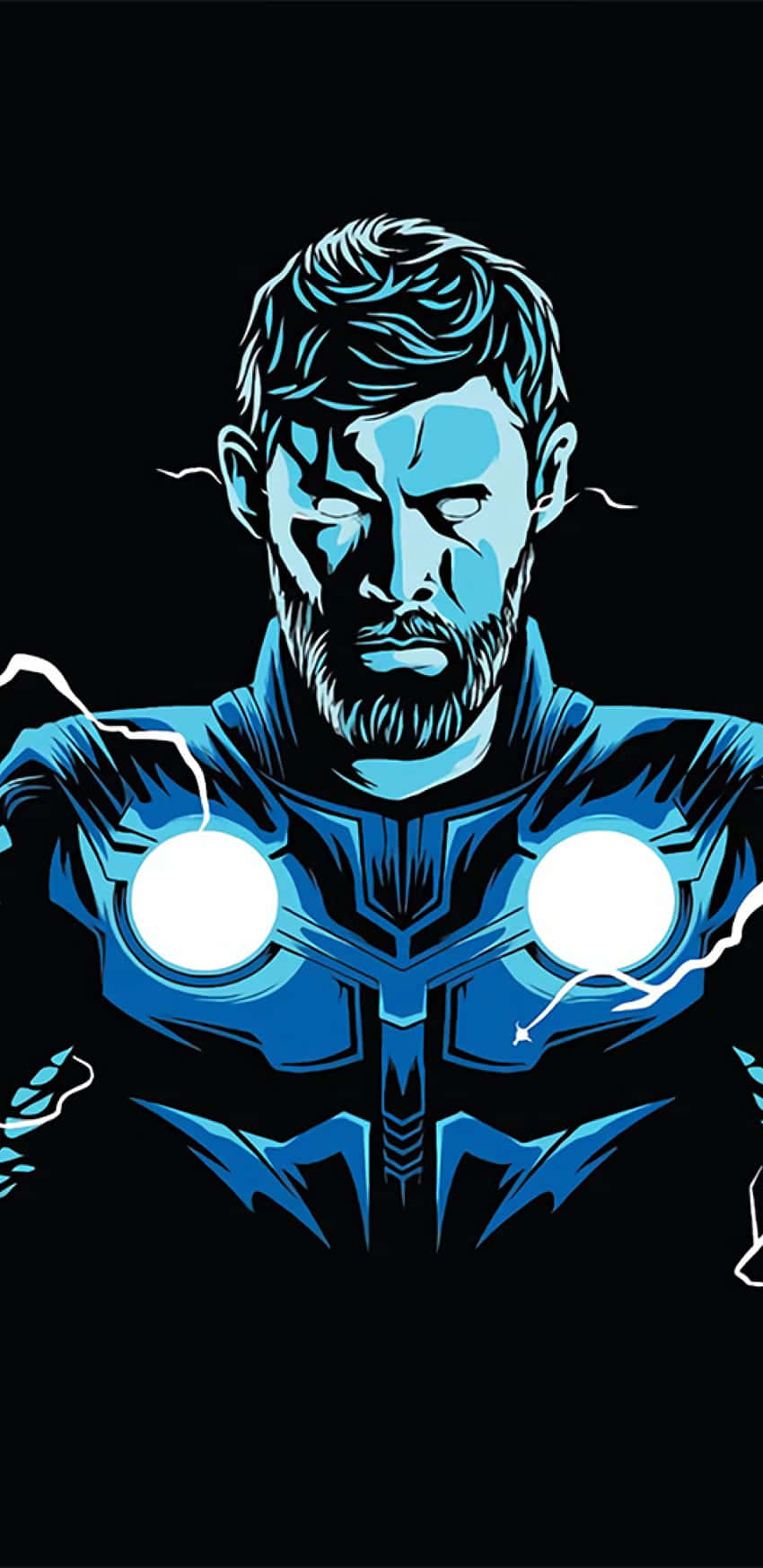 Amoled S Blue Thor Background