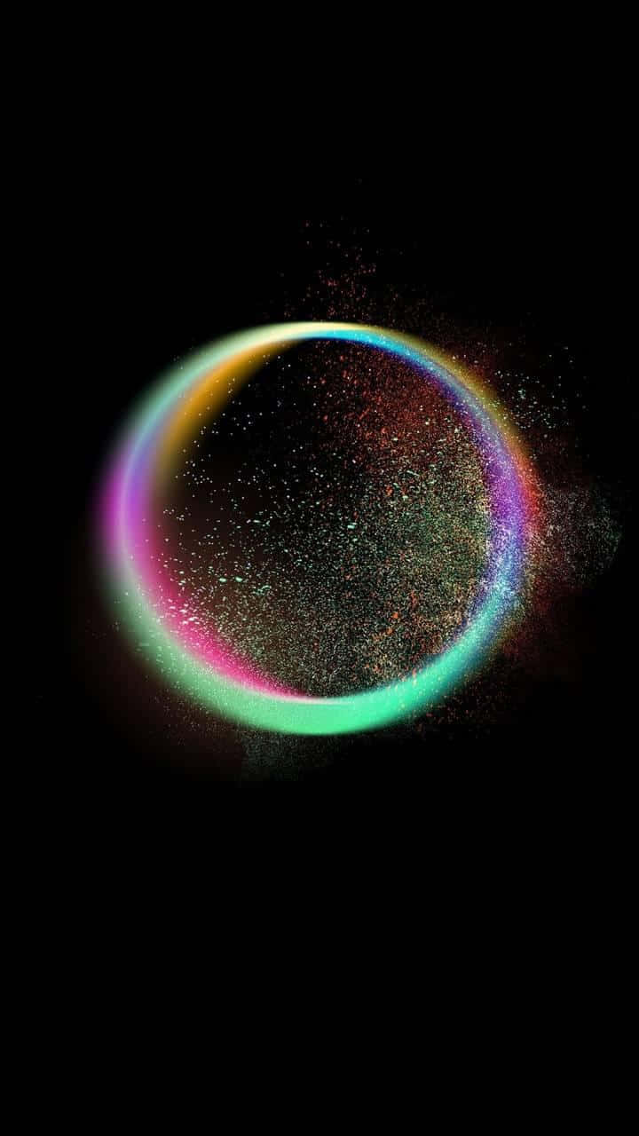 Amoled S Prism Within Circle Wallpaper