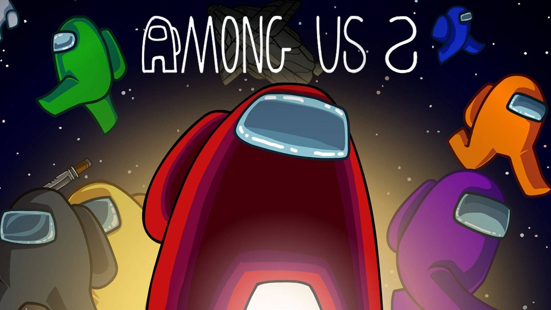 Among Us Aesthetic Space Poster Wallpaper