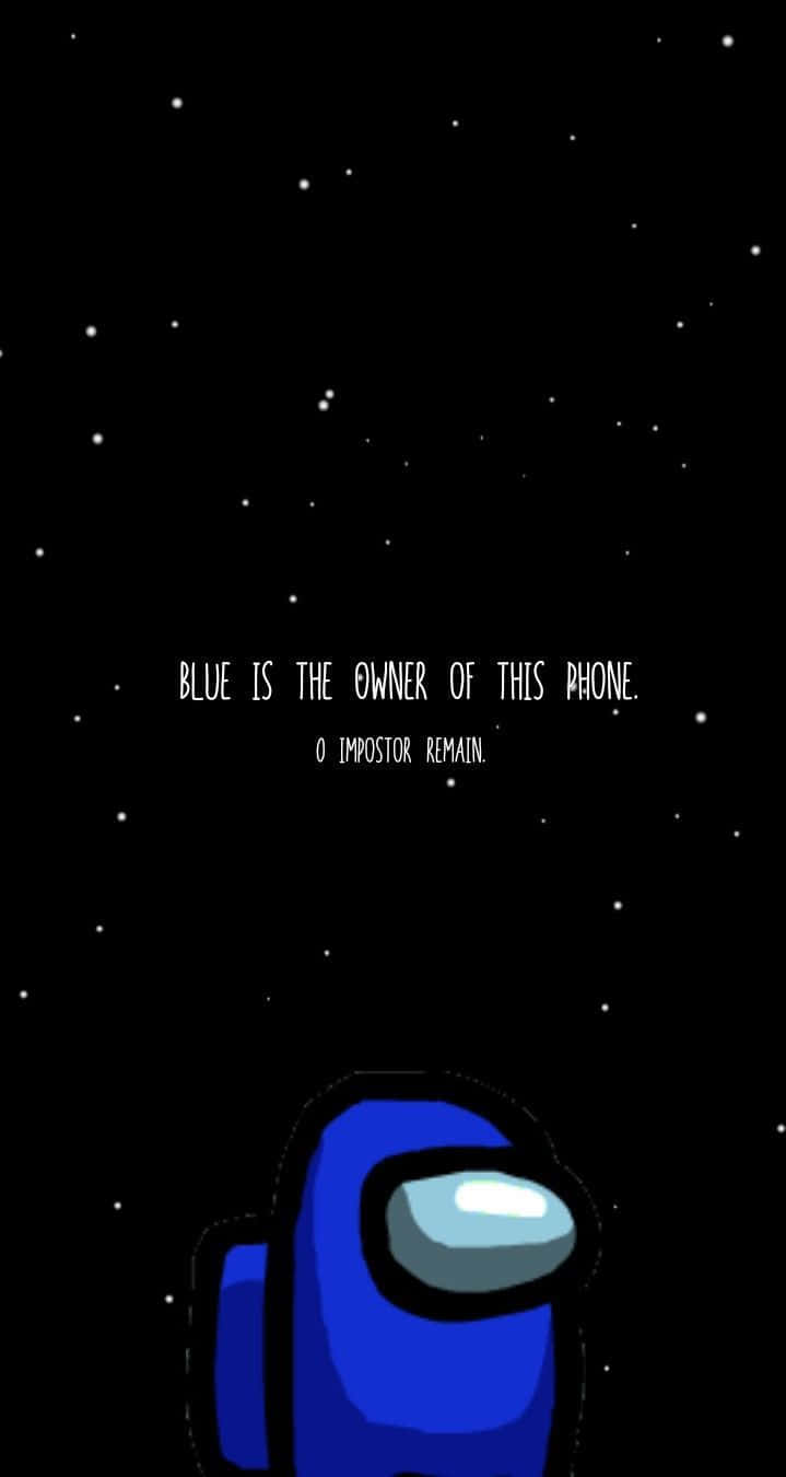 Blue Is The Danger Of This Phone Wallpaper