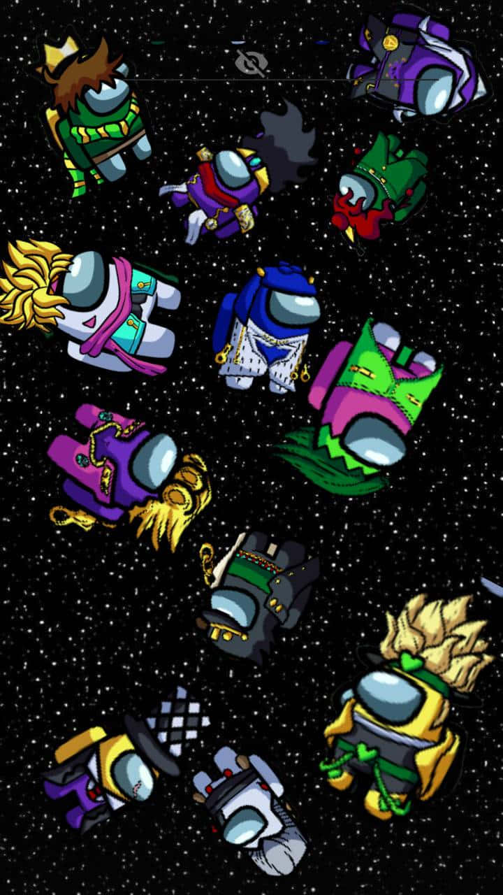 Unteruns-galaxie Jojo's Bizarrer Abenteuer Wallpaper