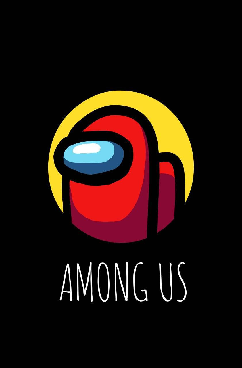 Among Us Red Standard Icon Wallpaper