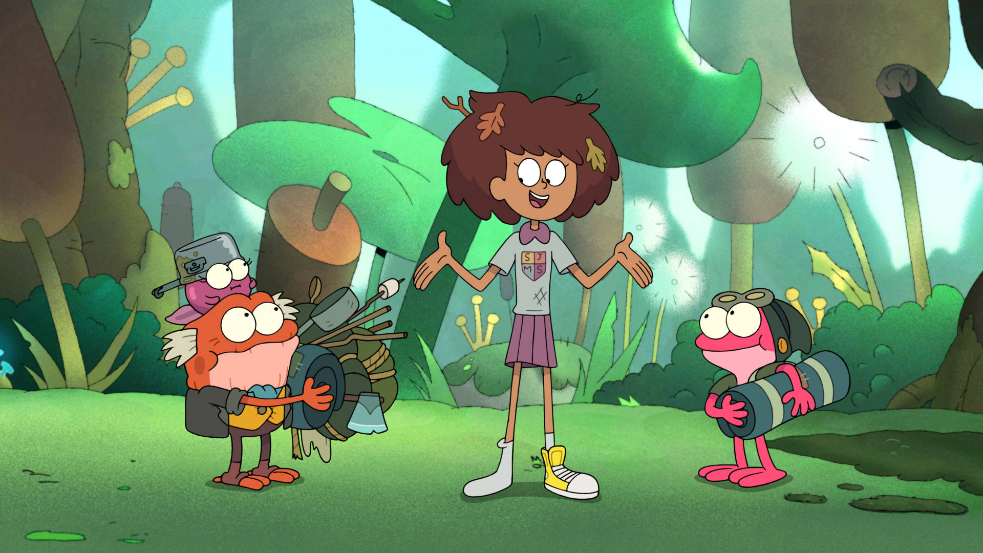 Download Amphibia Anne Sasha And Marcy Wallpaper  Wallpaperscom
