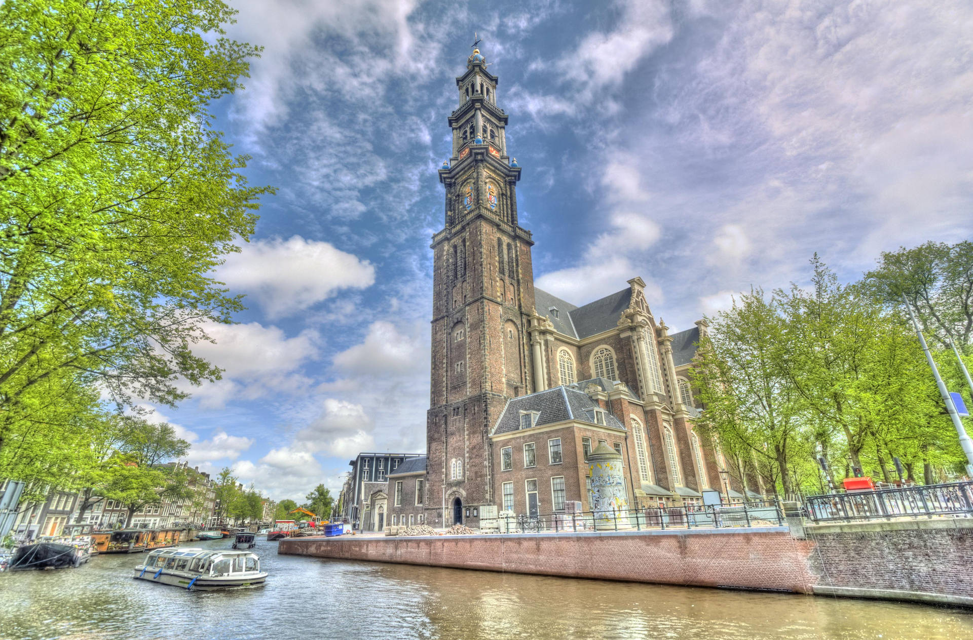 Amsterdam Westerkerk Low Angle Photography Picture