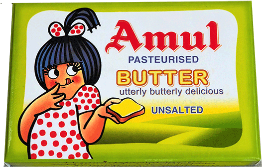 Amul Butter Package Design PNG