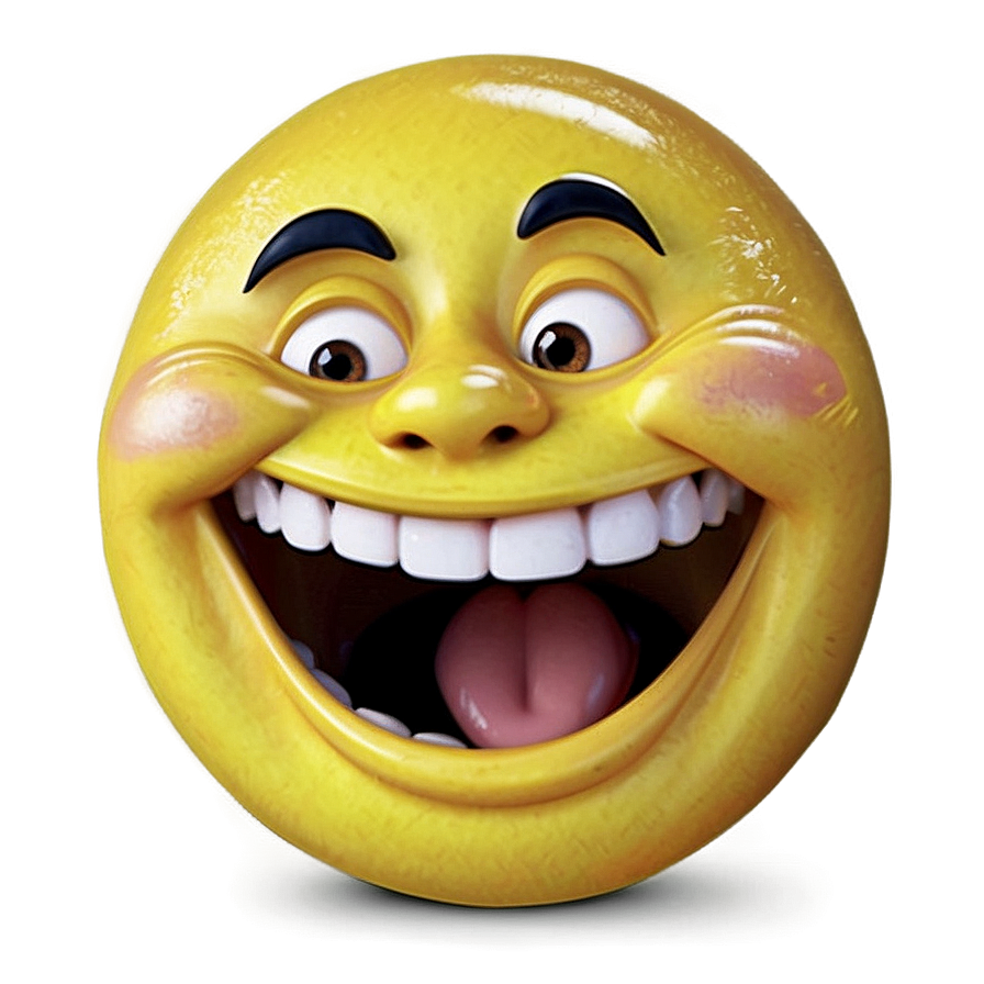 Amused Grin Emoji Png Aeb PNG