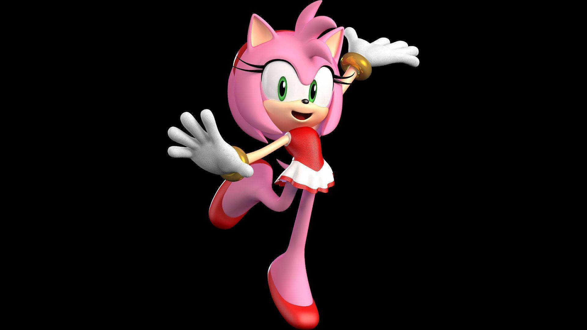 Amy Rose 2012 Olympic Game Wallpaper