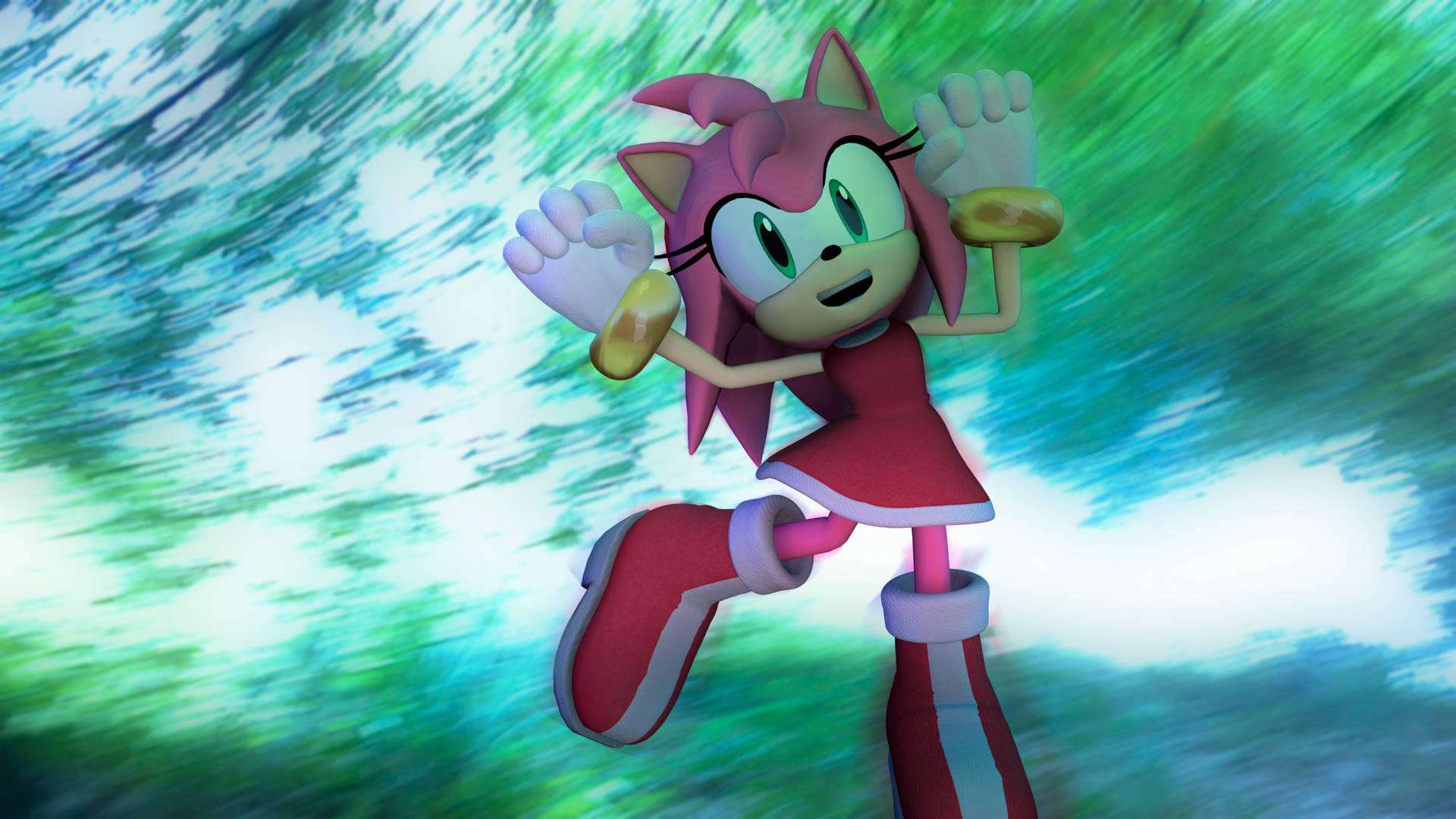 Amy Rose Green Aesthetic