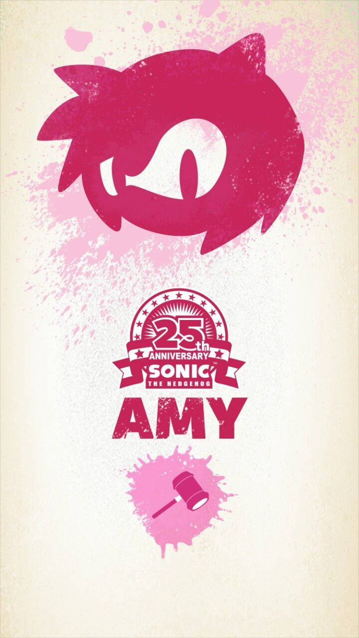 Amy Rose Pink Silhouette