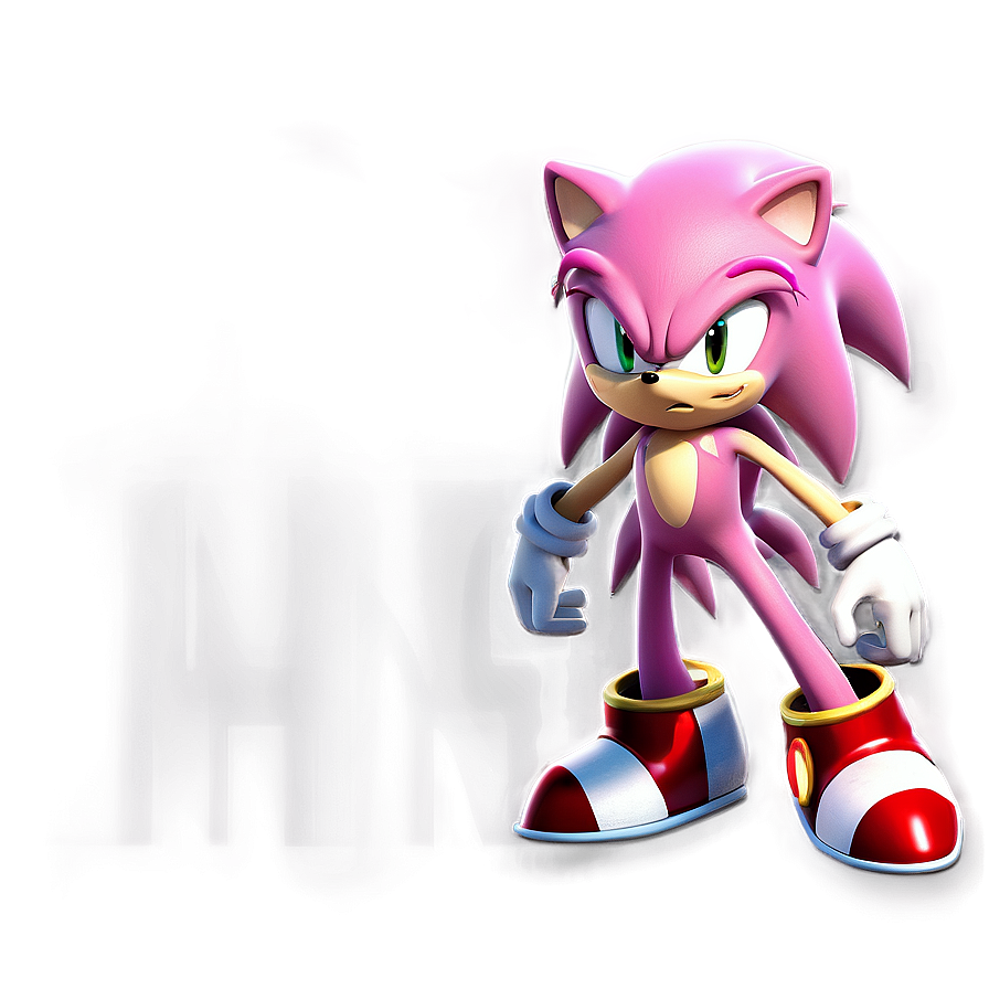 Amy Rose Sonic Characters Png 06132024 PNG