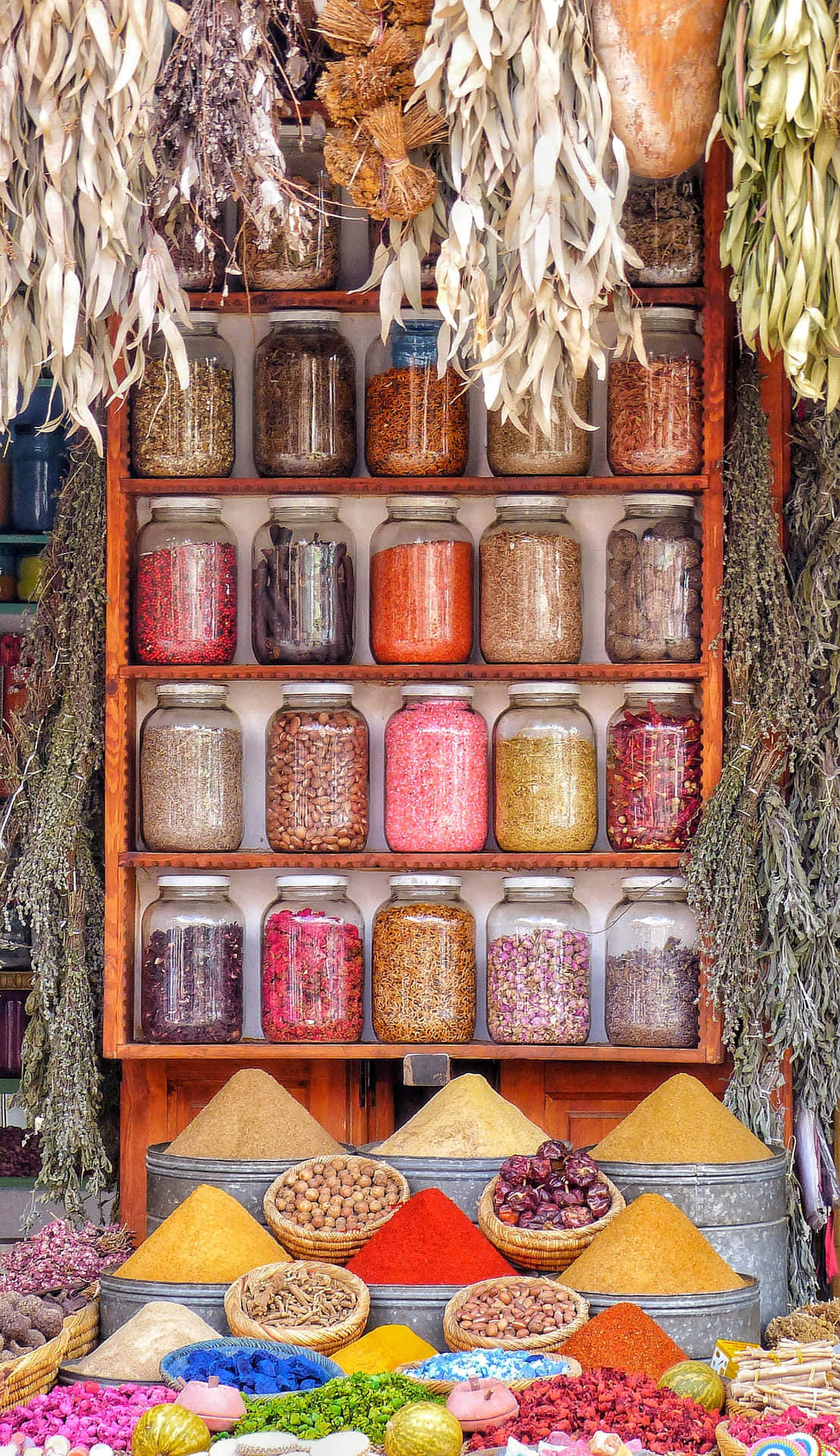 An Array Of Spices And Herbs