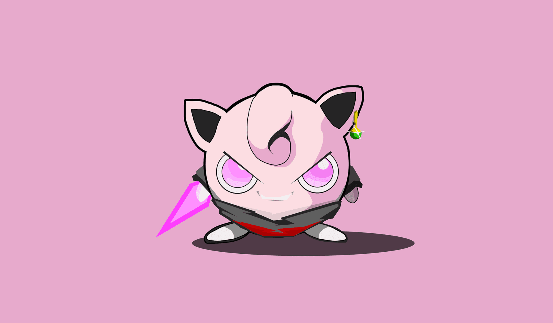 An Enchanted Jigglypuff In A Magical Wonderland.