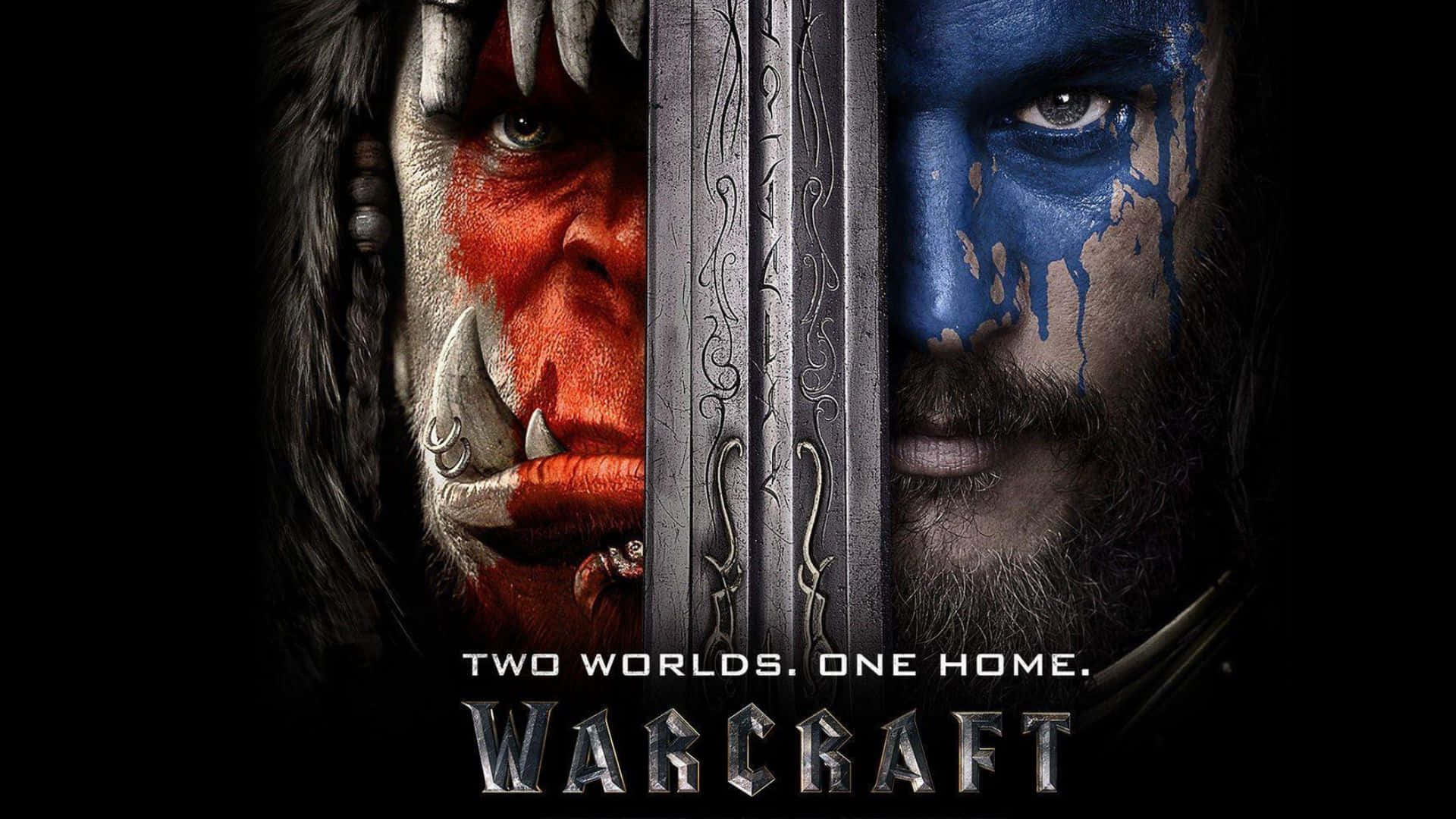 An Epic Battle - Warcraft Movie Poster Wallpaper