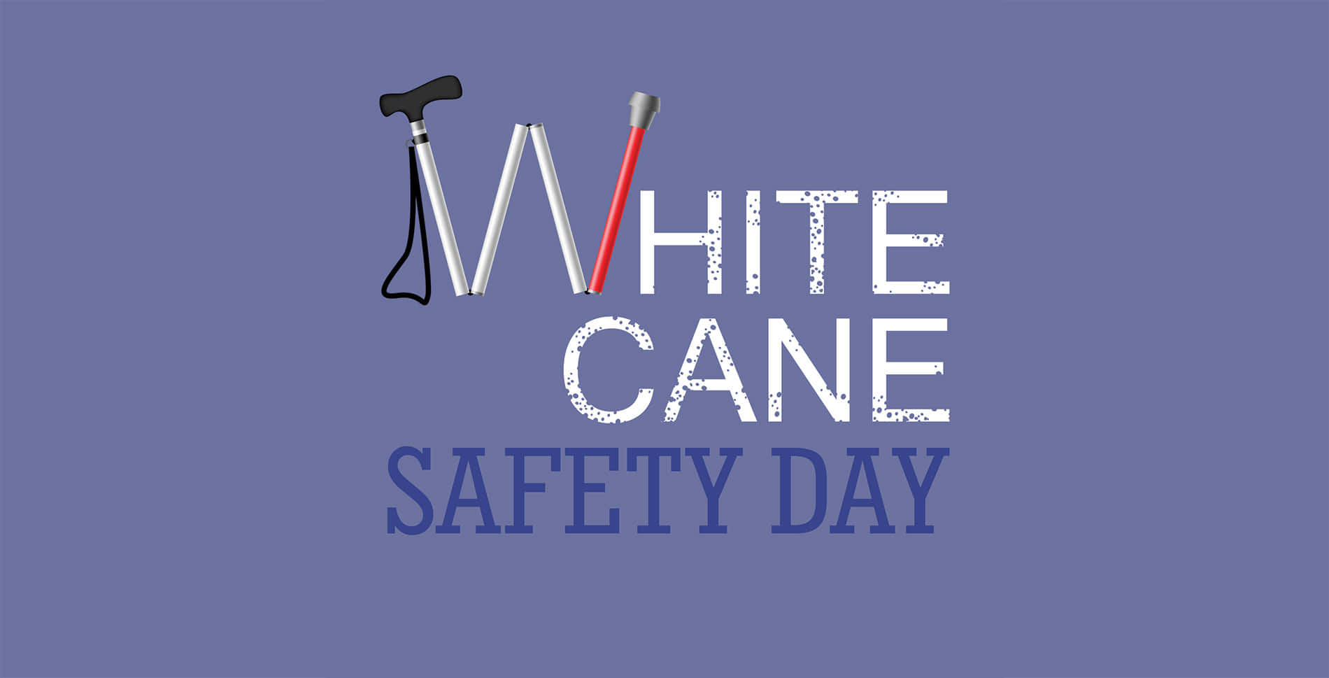 An Individual Navigating The Cityscape With A White Cane In Honor Of White Cane Safety Day. Wallpaper
