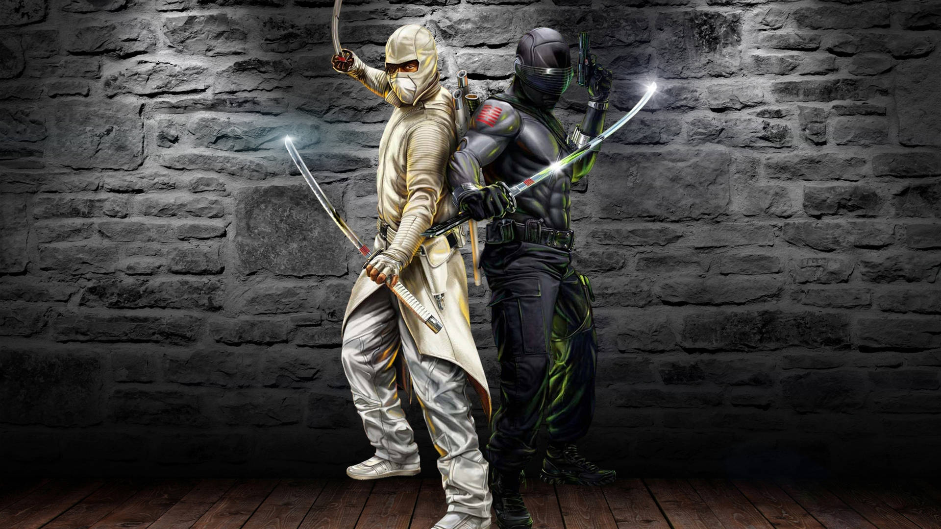 An Intense Gaze From The Mysterious Ninja, Snake Eyes Wallpaper