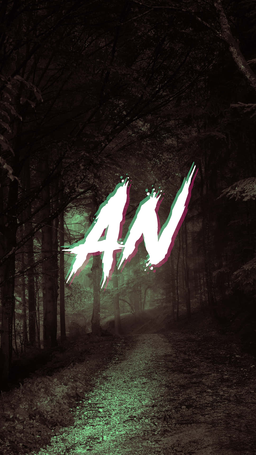 AN On Creepy Forest Wallpaper