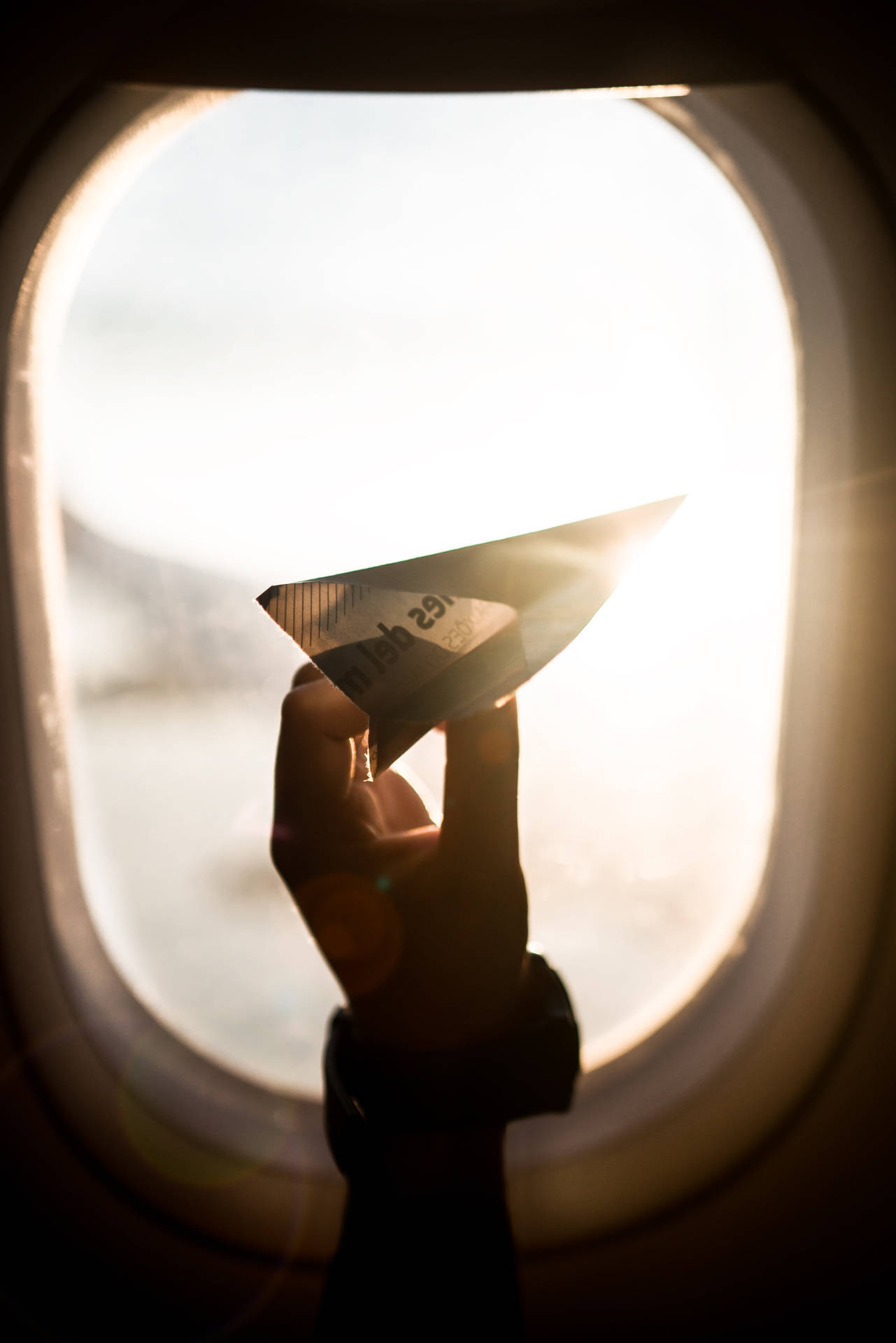 An Origami In The Plane Window Wallpaper