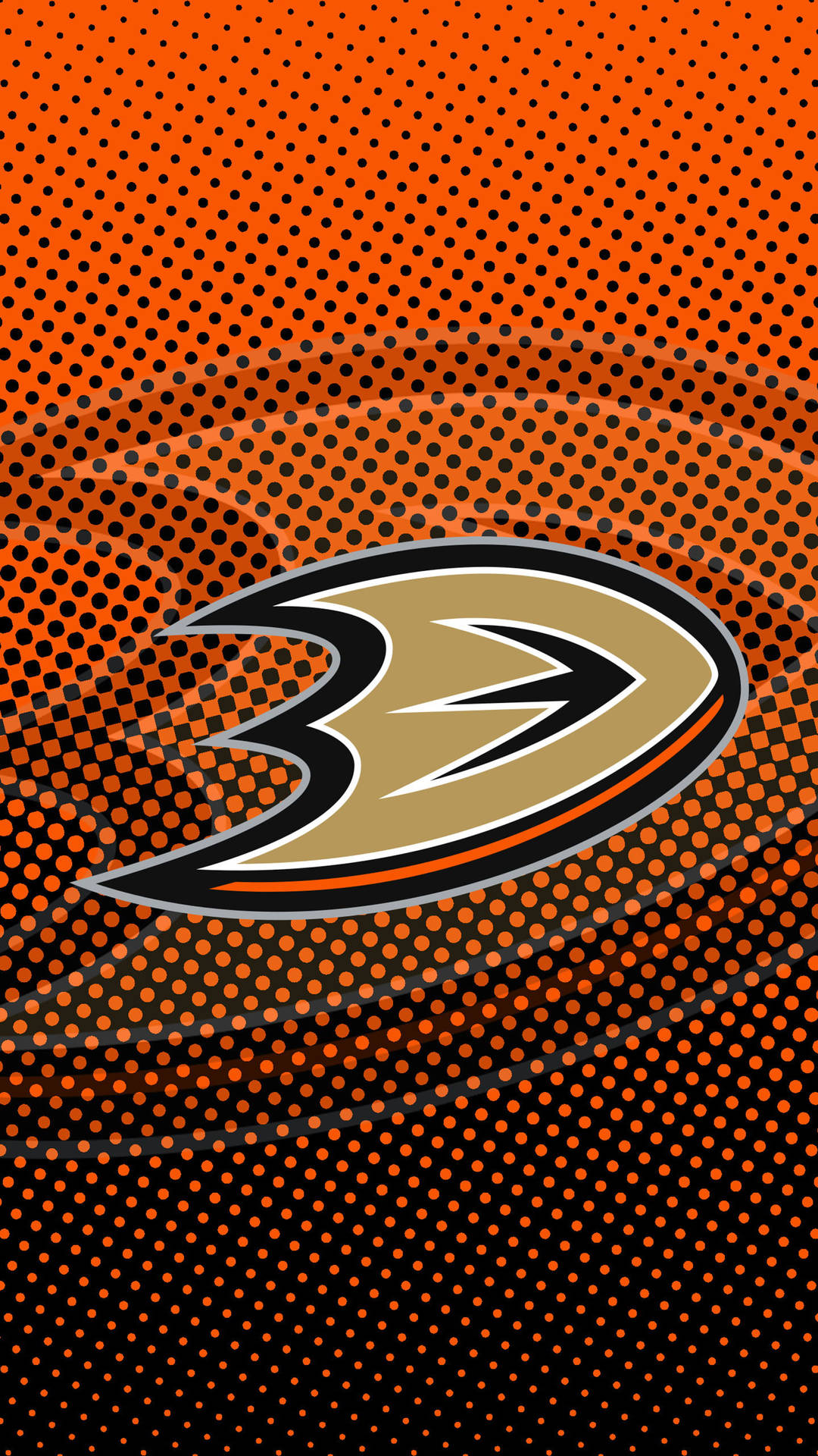 Anaheim Ducks Dotted Design