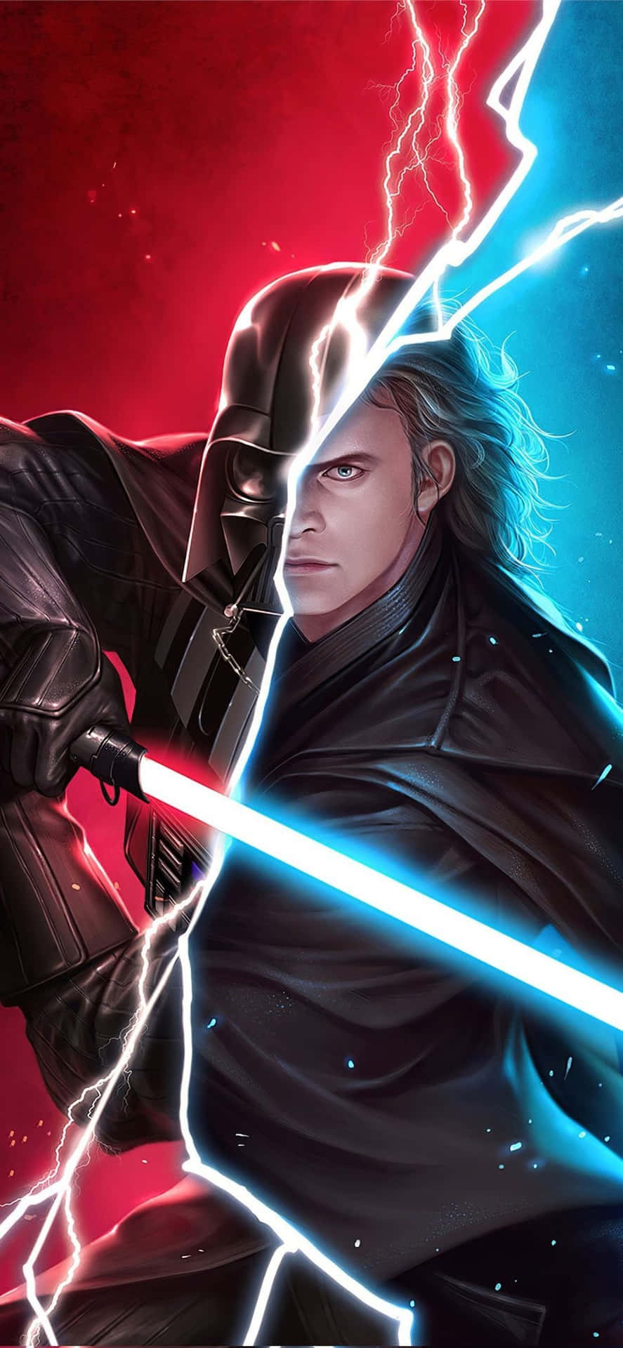 Anakin Skywalker Duality Art Wallpaper