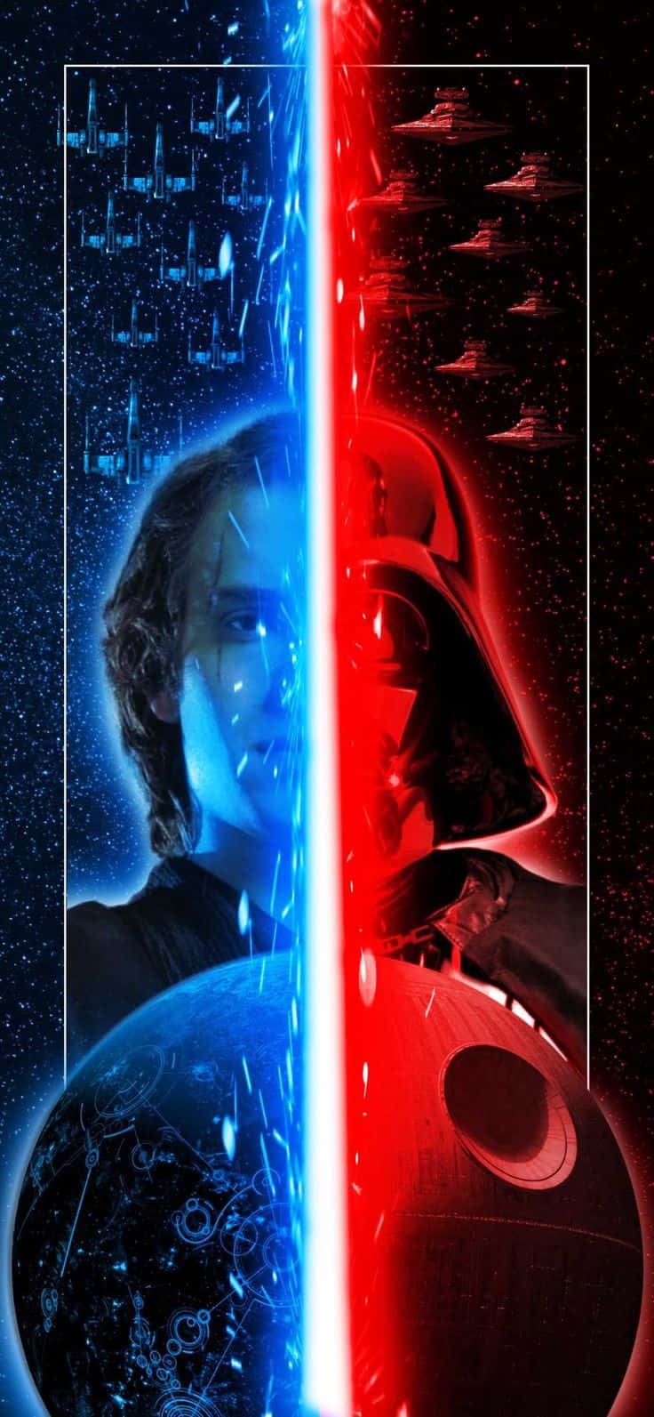Anakin Skywalker Transformation Art Wallpaper