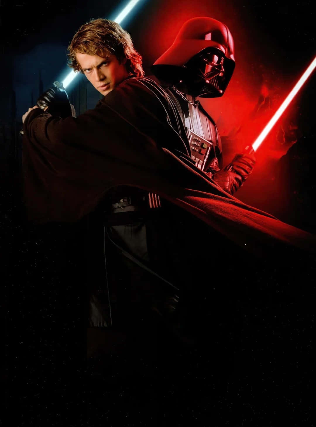 Anakin Vader Duality Star Wars Wallpaper
