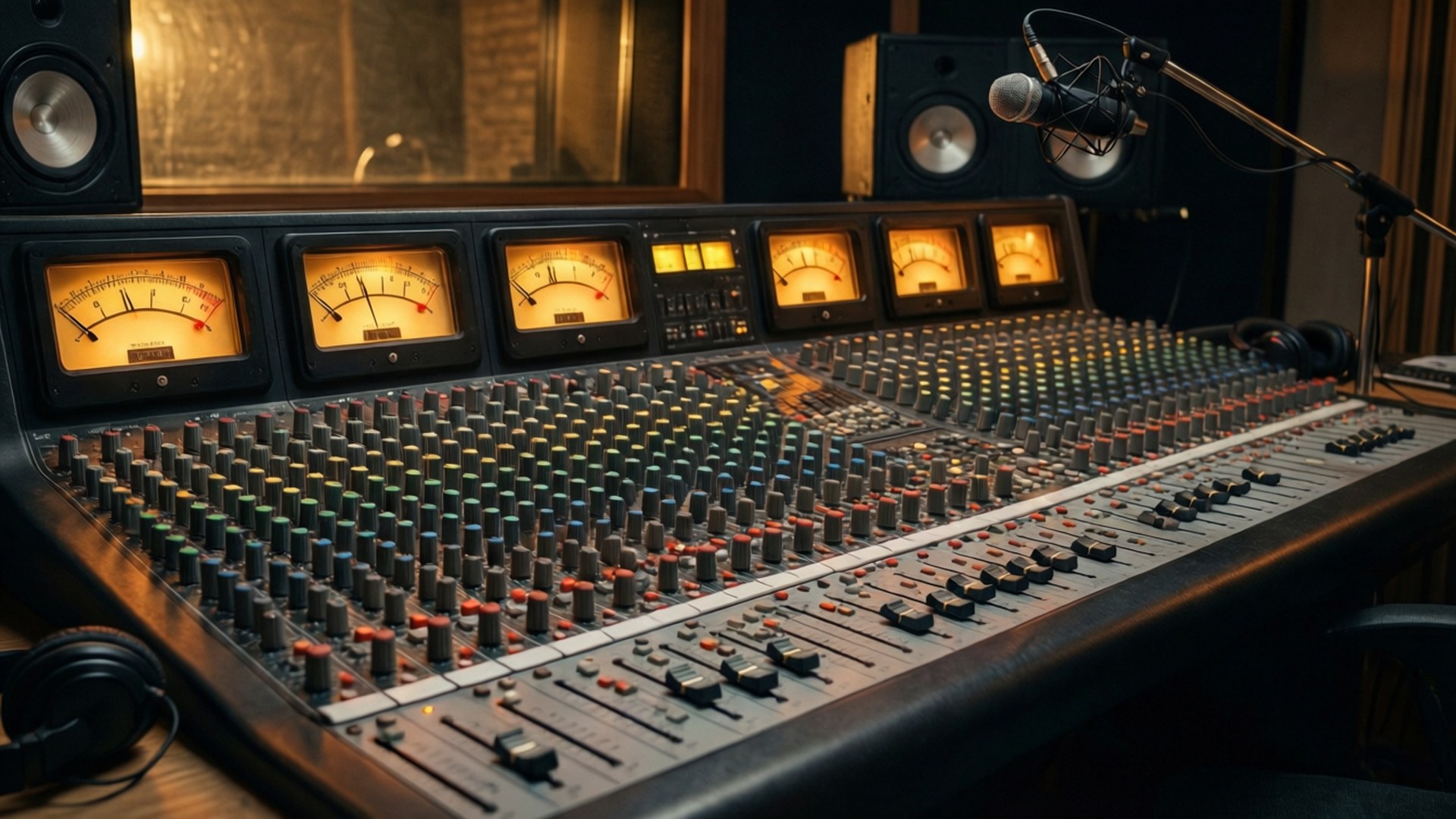 Analog Console Glow Taustakuvat