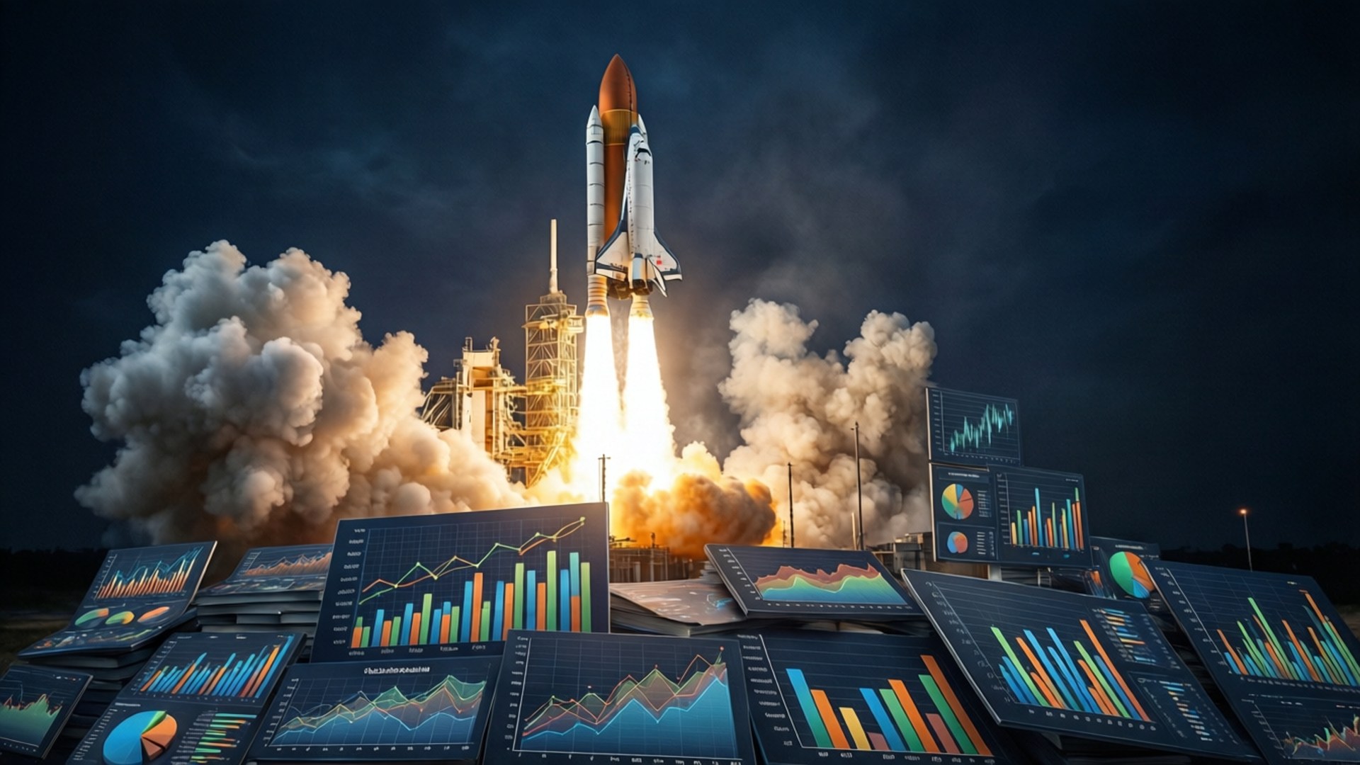 Analytics Rocket Launch Taustakuvat