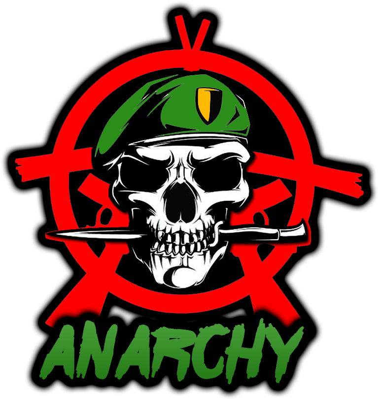 Anarchy Skullwith Beret PNG