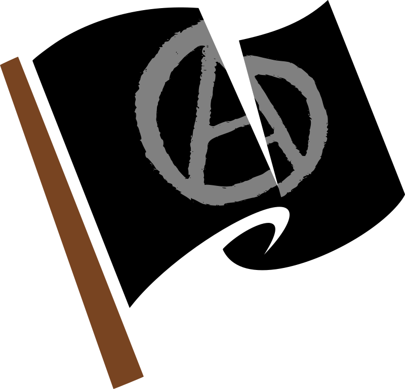 Anarchy Symbol Flag Illustration PNG