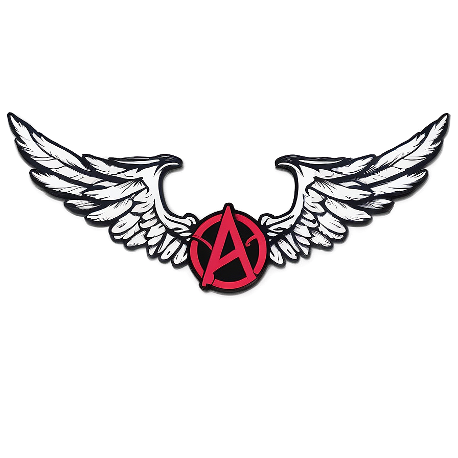 Download Anarchy Wings Emblem Png Kiv | Wallpapers.com