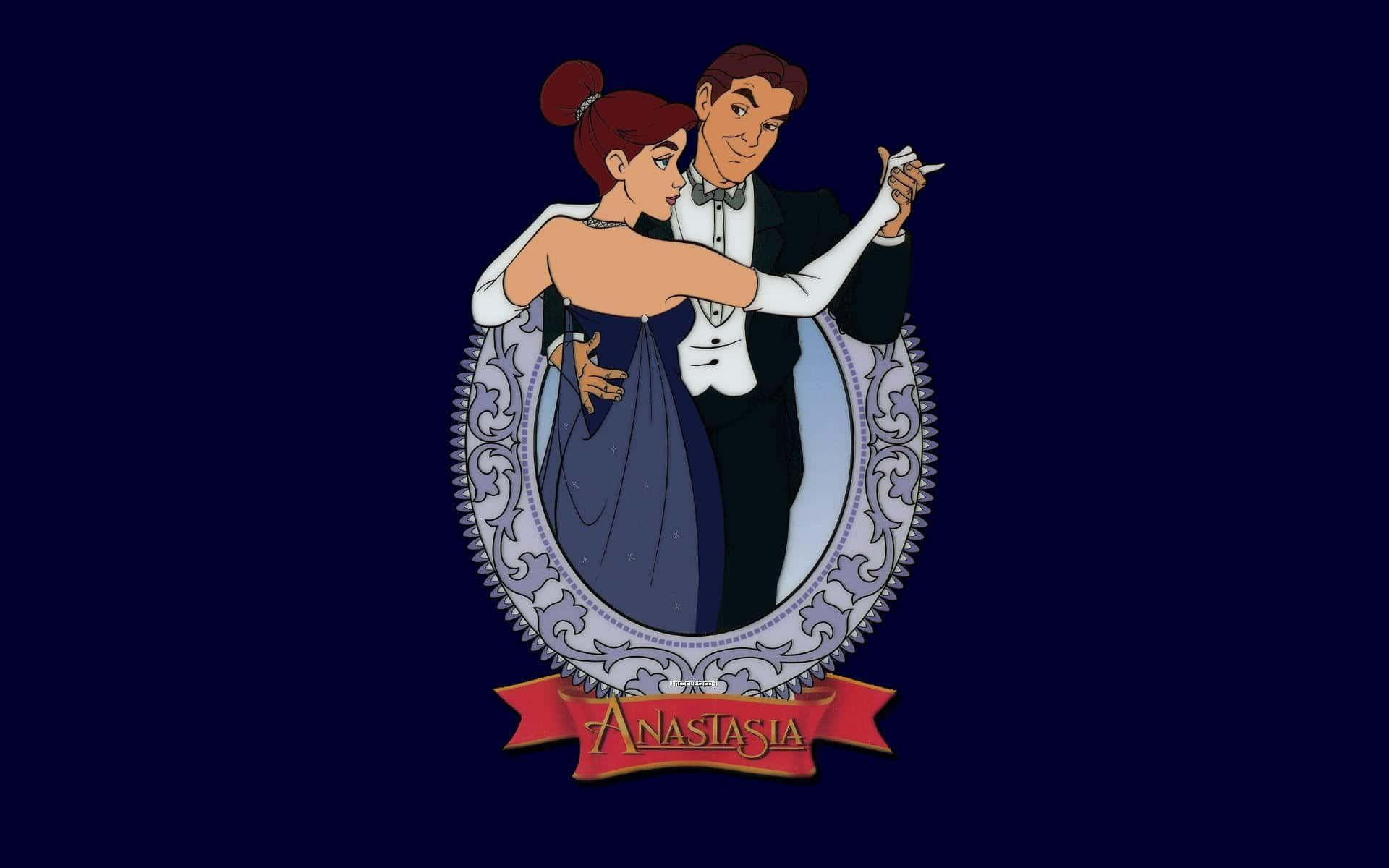 A Cartoon Of A Couple In Formal Attire