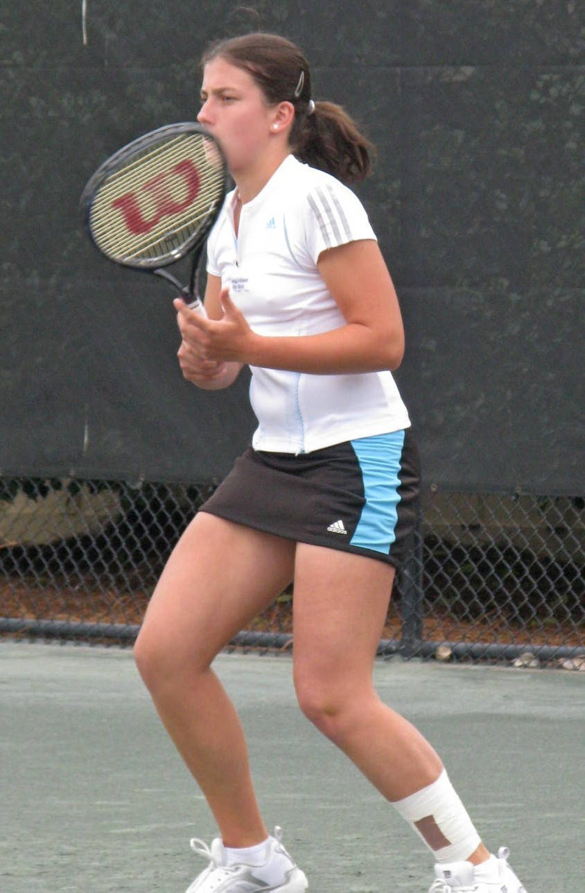 Anastasija Sevastova Wilson Tennis Racke. Wallpaper