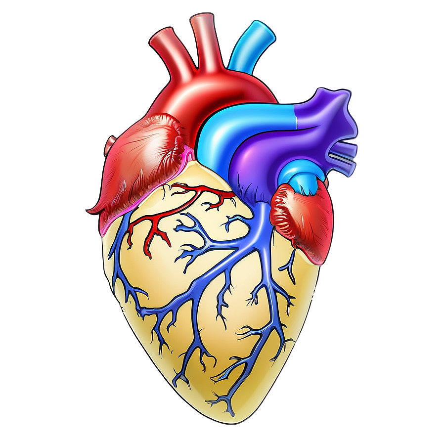 Anatomical Heart A PNG