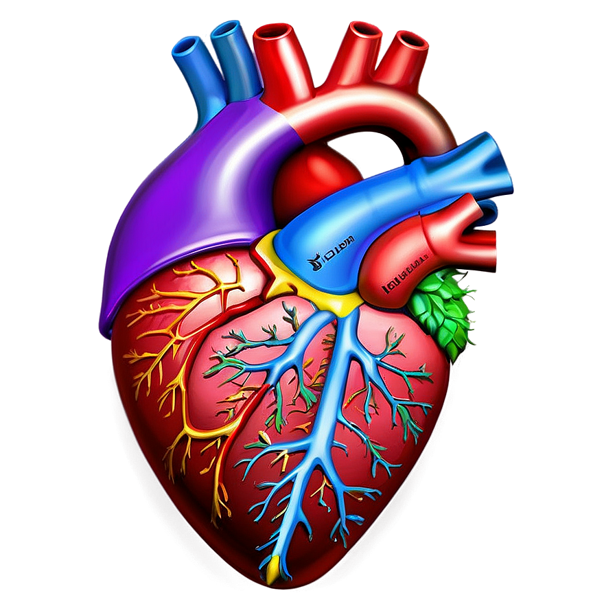 Anatomical Heart B PNG