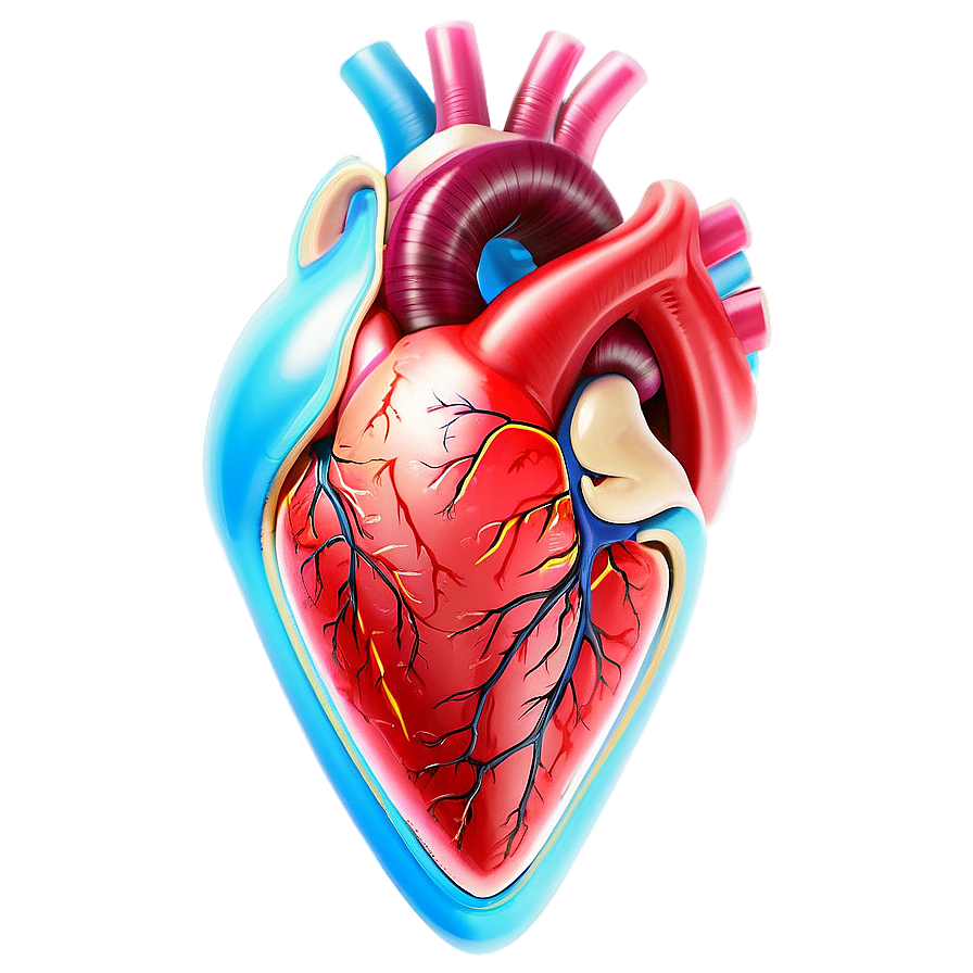 Anatomical Heart D PNG