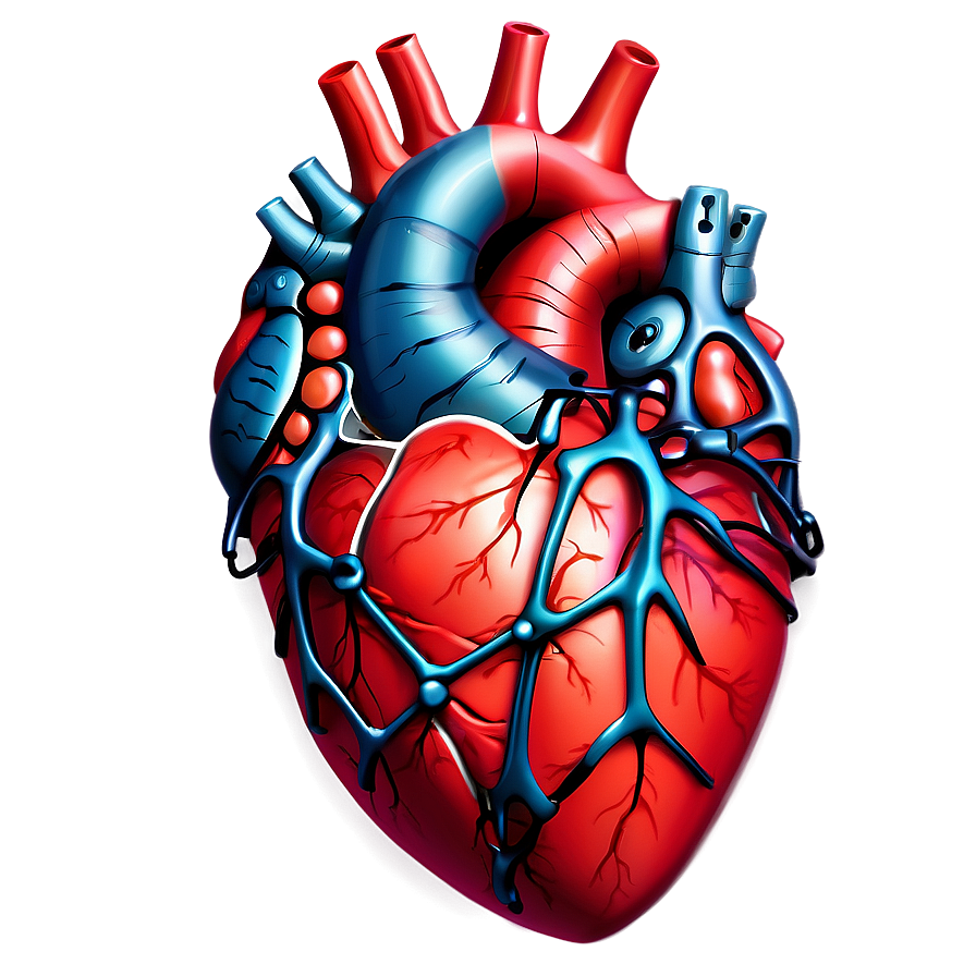 Anatomical Heart With Chains Png Asc30 PNG