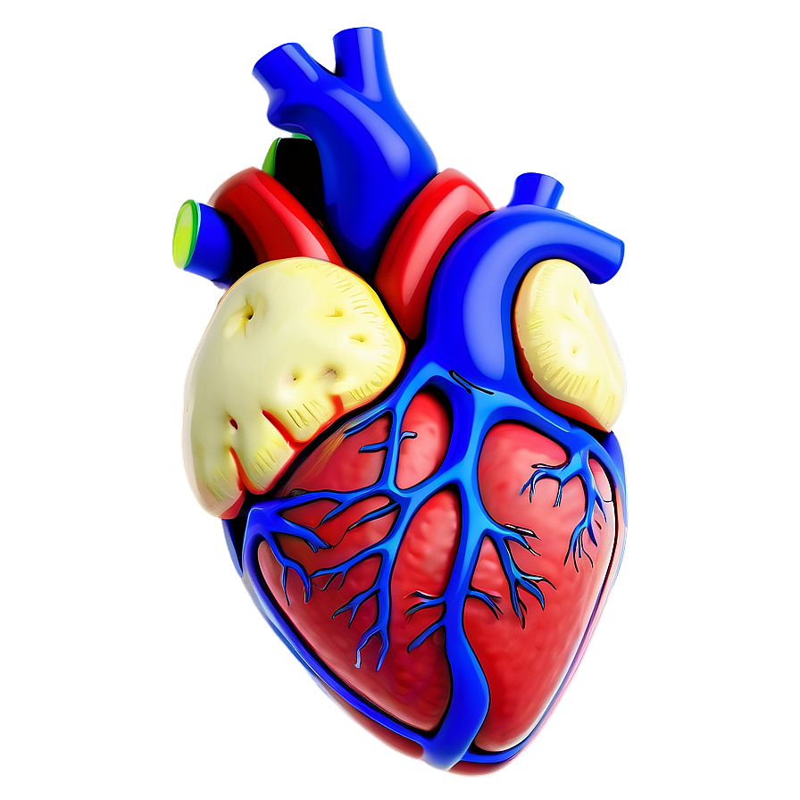 Anatomical Heart With Labels Png Jrv79 PNG