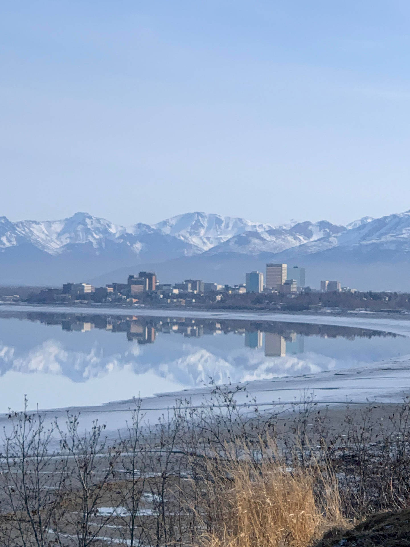 Anchorage's Mountains Wallpaper