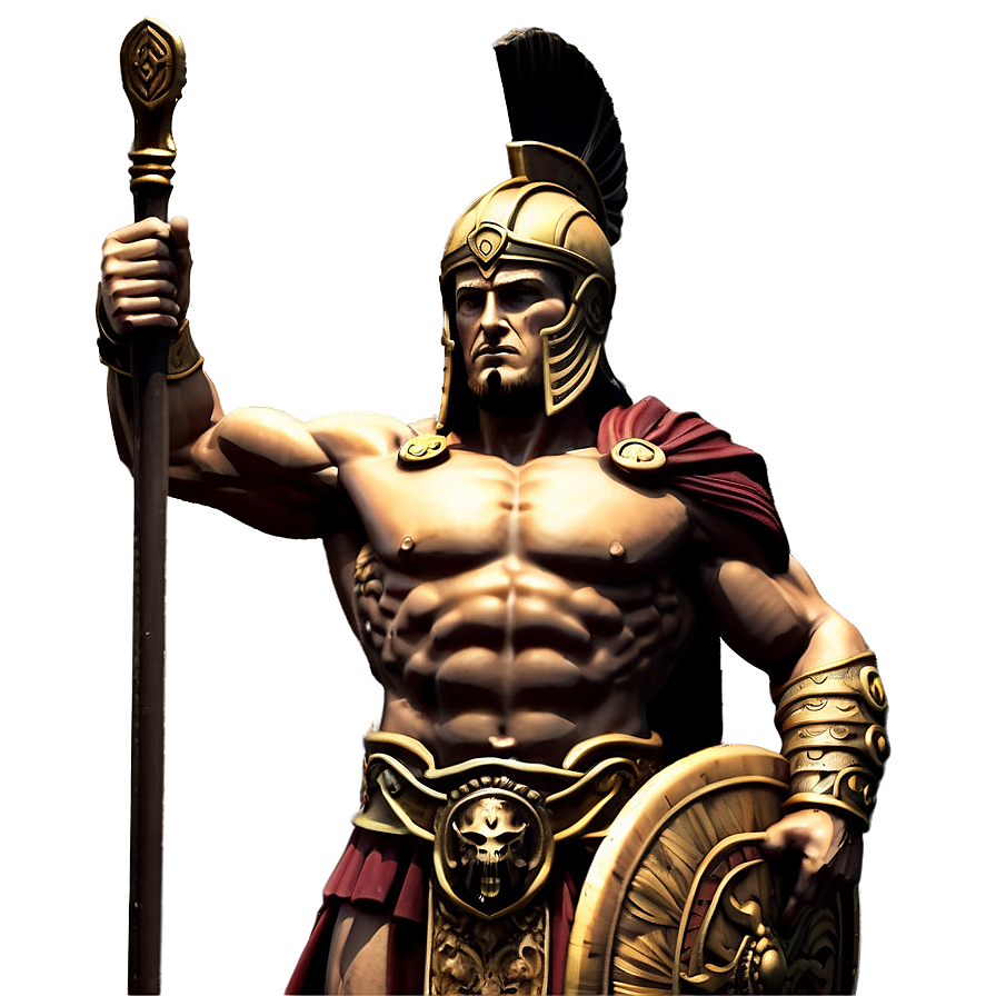 Ancient Ares Statue Png Miy PNG