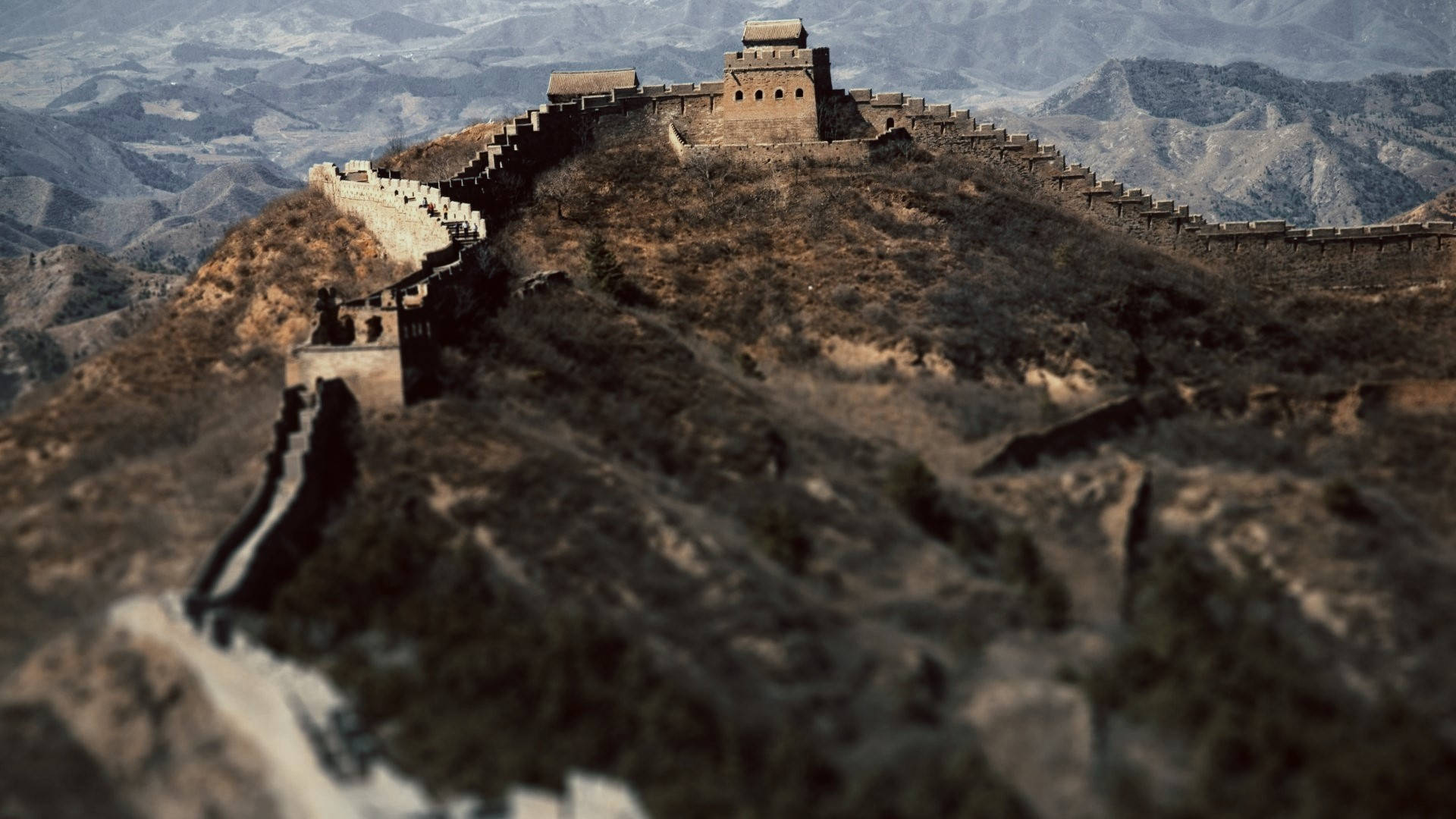Ancient Asia Great Wall Of China Background