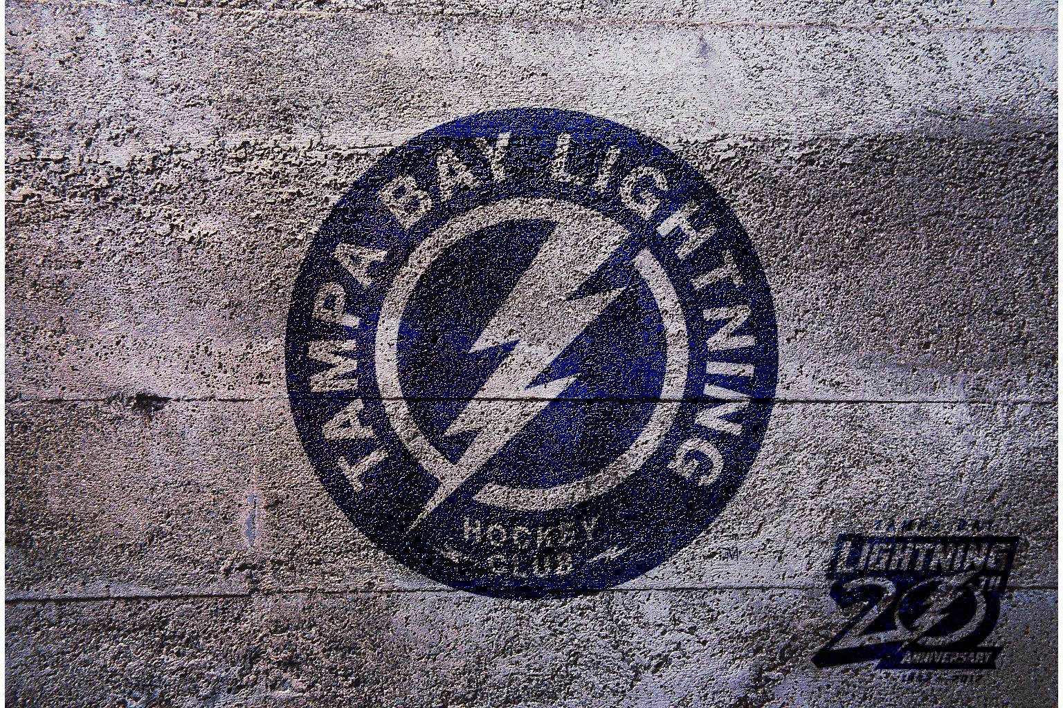 Ancient Blue Tampa Bay Lightning Wallpaper