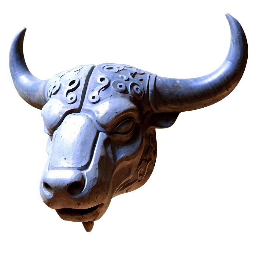 Ancient Bull Head Png 06132024 PNG