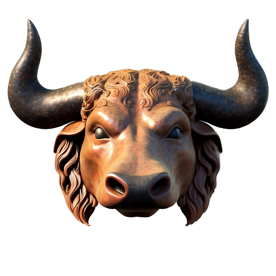 Ancient Bull Head Png 06132024 PNG