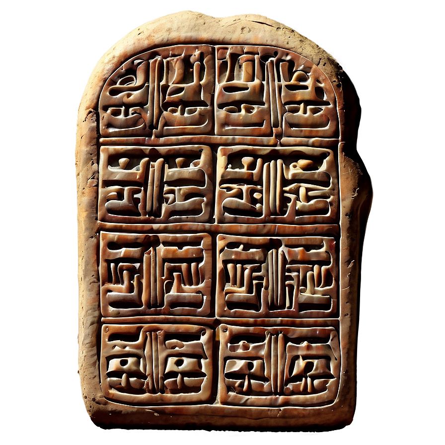 Ancient Clay Tablets Png Ryo PNG