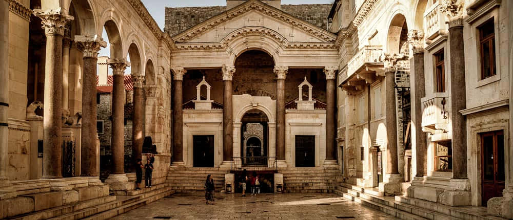 Ancient Diocletians Palace Daytime Photo Picture
