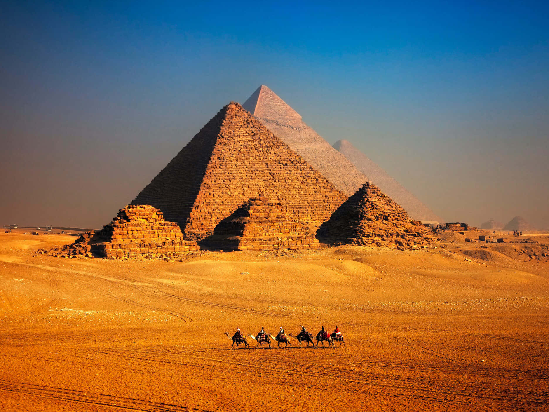 пирамиды гизы и сфинкс