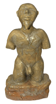 Ancient Figure Sculpture PNG