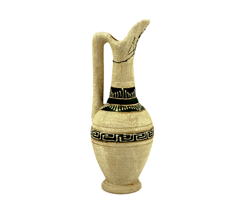 Ancient Greek Oinochoe Vase PNG