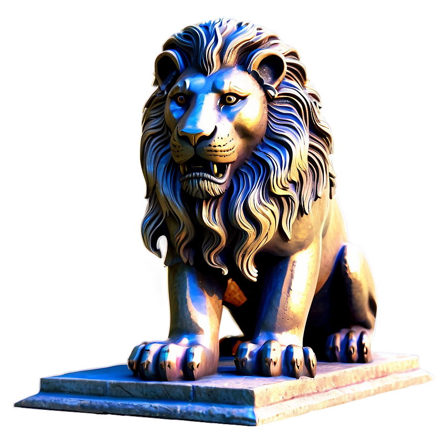 Ancient Lion Statue Png Kdo27 PNG